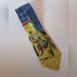 Vintage 100% Silk Museum Artifacts The Yellow House Vincent Van Gogh Necktie